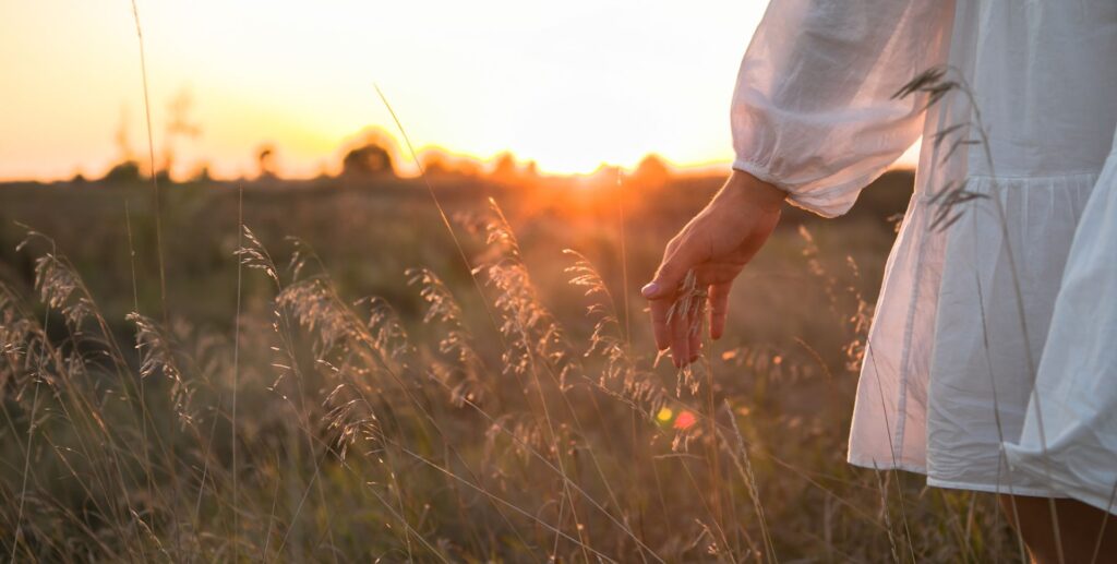 Foto ontspanning in de natuur
